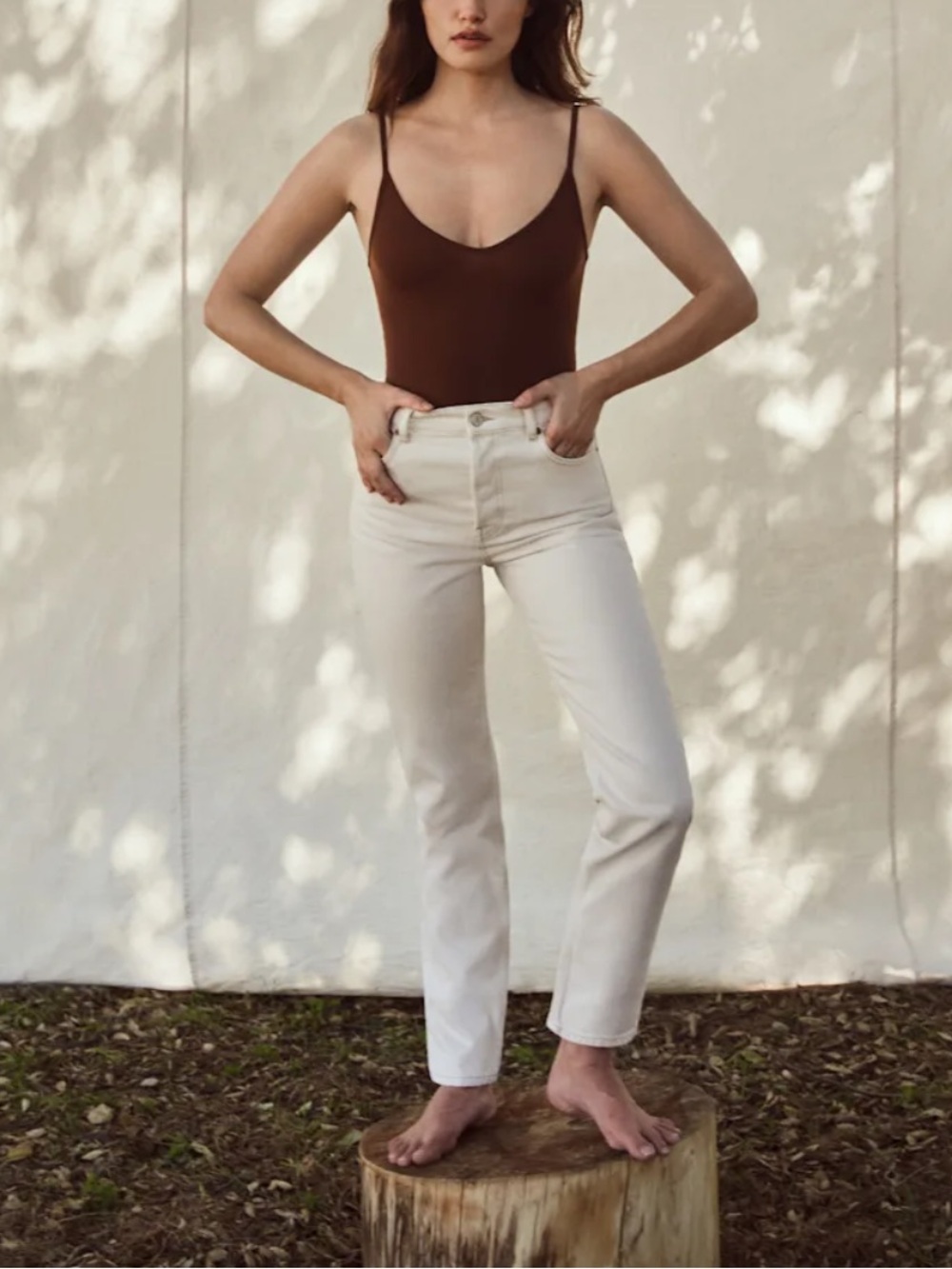 Reformation Cynthia High Rise Straight Jeans
